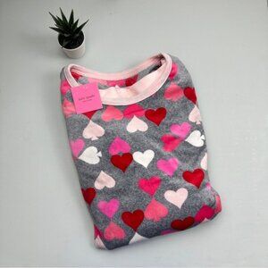 NWT Kate Spade New York 2 piece heart Pyjama Set